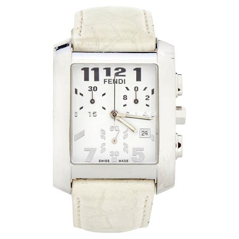 fendi orolgi bubble white|Fendi White Wristwatches for sale .